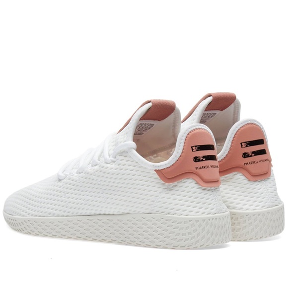ADIDAS X PHARRELL WILLIAMS TENNIS HU, White & Raw Pink - Picture 3 of 12
